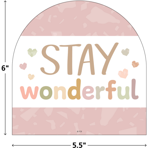 ACCENTS: TERRAZZO TONES POSITIVE SAYINGS