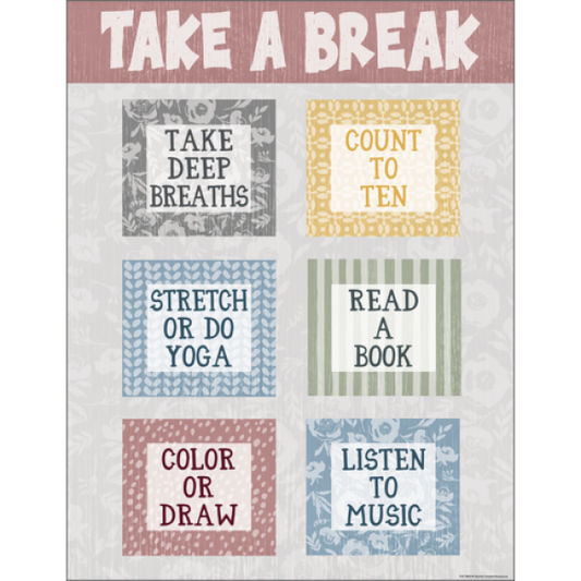 CHART: CLASSROOM COTTAGE TAKE A BREAK