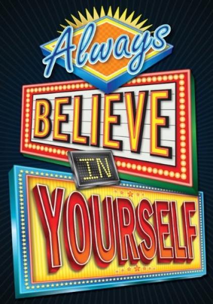 (SALE) (D)POP CHART: ALWAYS BELIEVE IN YOURSELF