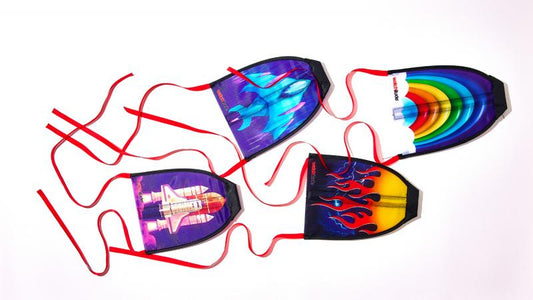 RUBBER BAND ROCKET KITE - 2 PK