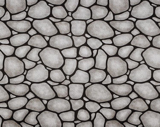 (SALE) FADELESS PAPER: 48"X12' ROCK WALL