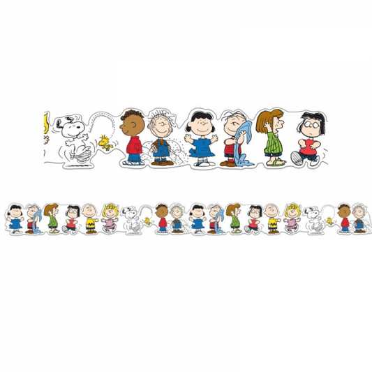 BORDER: PEANUTS CHARACTER LINEUP