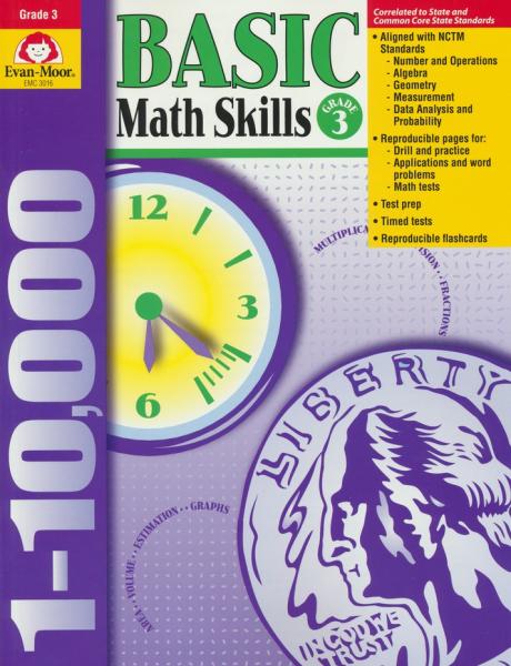 BASIC MATH SKILLS GRADE 3