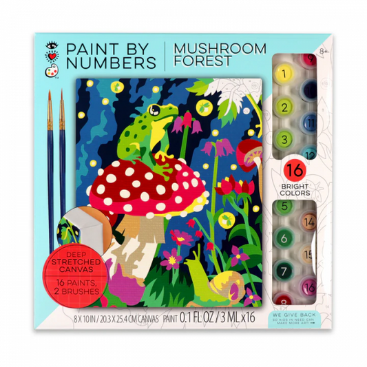 PAINT BY NUMBER: MUSHROOM FOREST