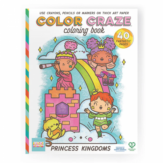 COLOR CRAZE COLORING BOOK: PRINCESS KINGDOMS