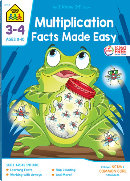 MULTIPLICATION FACTS MADE EASY GRADES 3-4