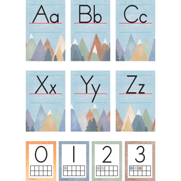 BULLETIN BOARD SET: MOVING MOUNTAINS ALPHABET