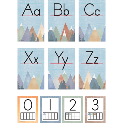 BULLETIN BOARD SET: MOVING MOUNTAINS ALPHABET