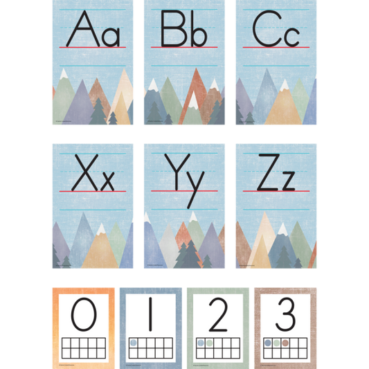 BULLETIN BOARD SET: MOVING MOUNTAINS ALPHABET