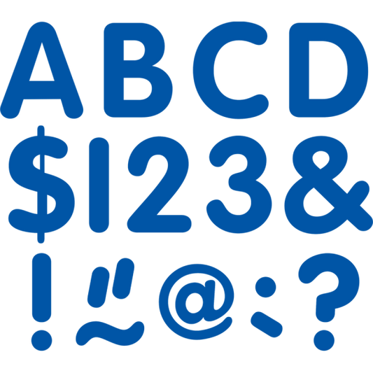 LETTERS: CLASSIC BLUE UPPERCASE 2"