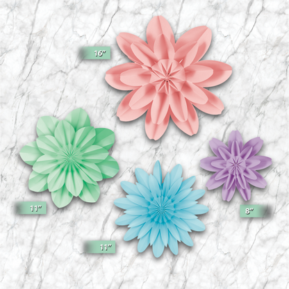 PAPER FLOWERS: PASTEL POP