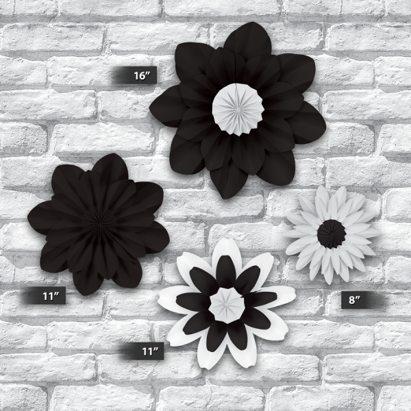 PAPER FLOWERS: BLACK AND WHITE