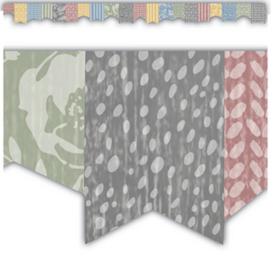 MAGNETIC BORDER: CLASSROOM COTTAGE PENNANTS