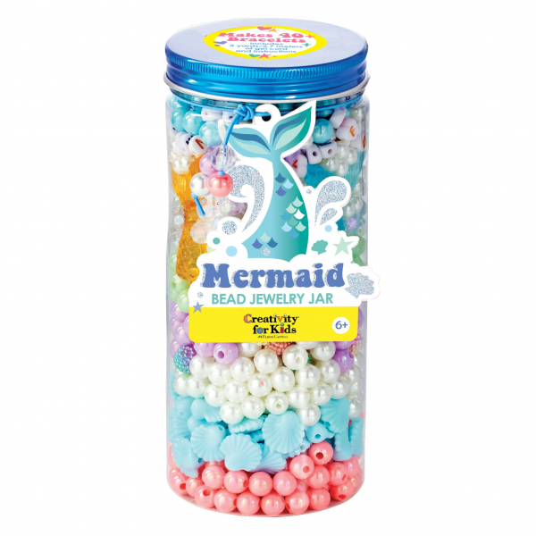 BEAD JEWELRY JAR: MERMAID