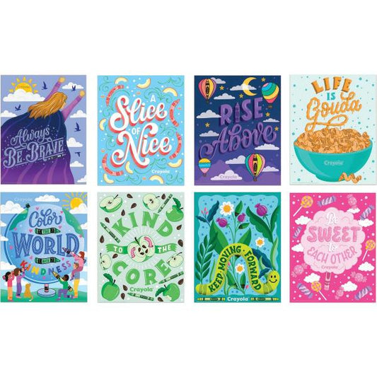 CRAYOLA COLORS OF KINDNESS MINI POSTER SET