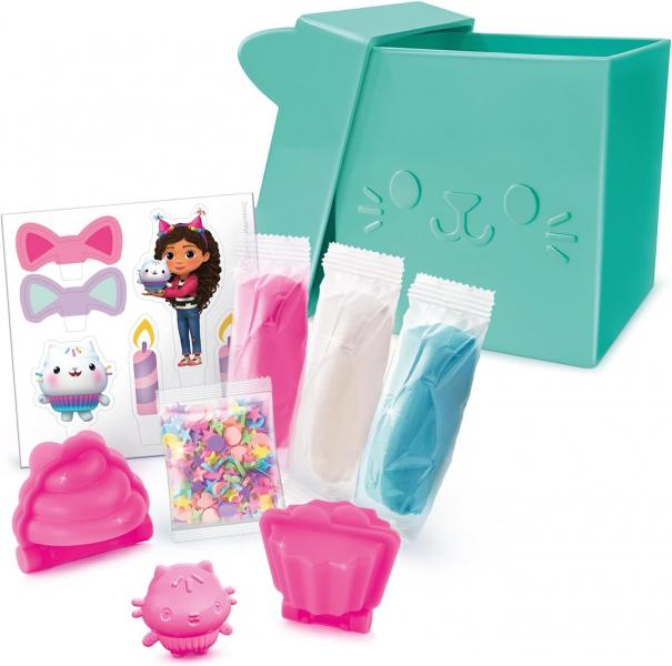 GABBY'S DOLLHOUSE MINI CAT BOX SENSORY KIT: CLAY CUPCAKES