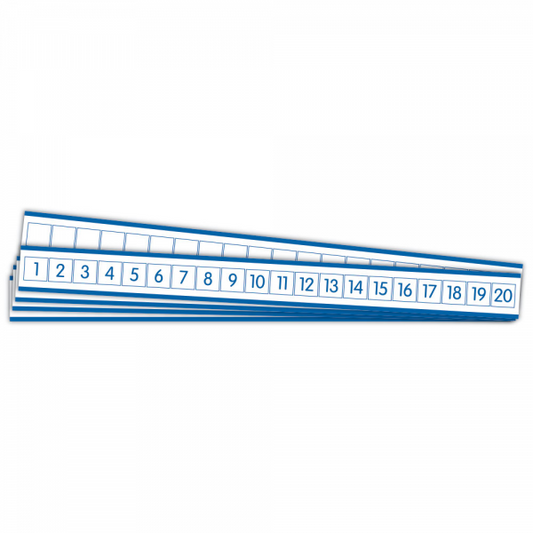 1-20 NUMBER PATHS INDIVIDUAL DOUBLE-SIDED NUMBER PATH CARDS