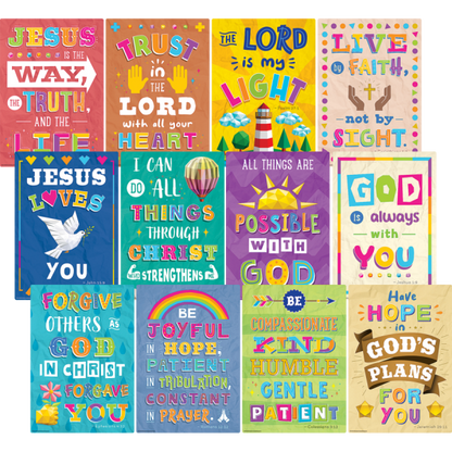 BIBLE VERSES SMALL POSTER PACK