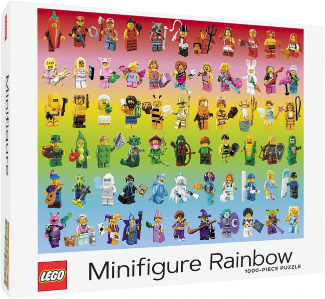 PUZZLE: LEGO MINIFIGURE RAINBOW