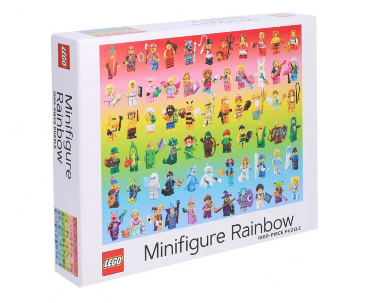 PUZZLE: LEGO MINIFIGURE RAINBOW