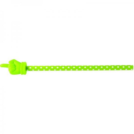 (SALE) (D) HAND POINTER: POLKA DOTS LIME