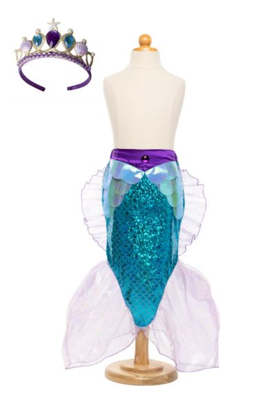 MERMAID GLIMMER SKIRT SET SIZE 5-6