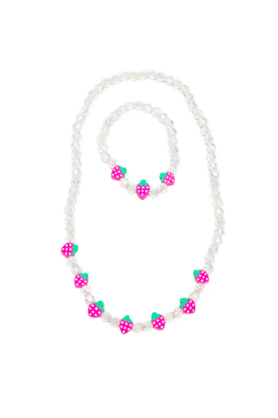 NECKLACE AND BRACELET SET: BERRY BEAUTIFUL