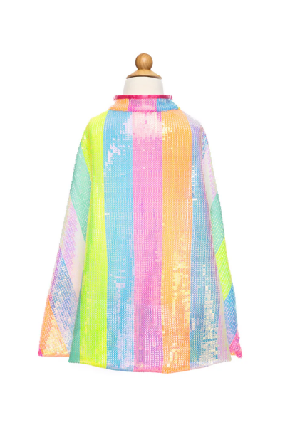 STRIPY SEQUINS CAPE SIZE 4-6