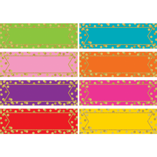 (SALE) (D) MAGNETIC ACCENTS: LABELS CONFETTI