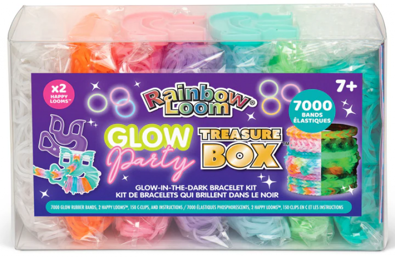 RAINBOW LOOM TREASURE BOX- GLOW