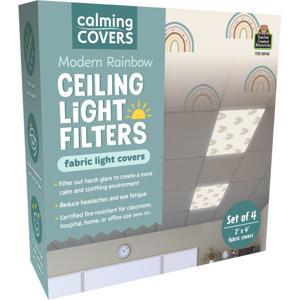 CEILING LIGHT FILTERS: MODERN RAINBOW