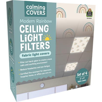 CEILING LIGHT FILTERS: MODERN RAINBOW