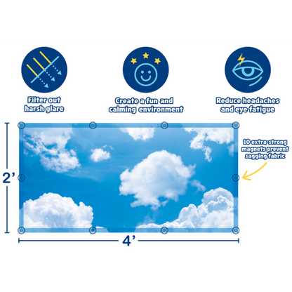 CEILING LIGHT FILTERS: CLOUDS