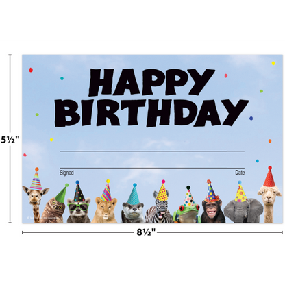 AWARDS: GO WILD ANIMALS HAPPY BIRTHDAY