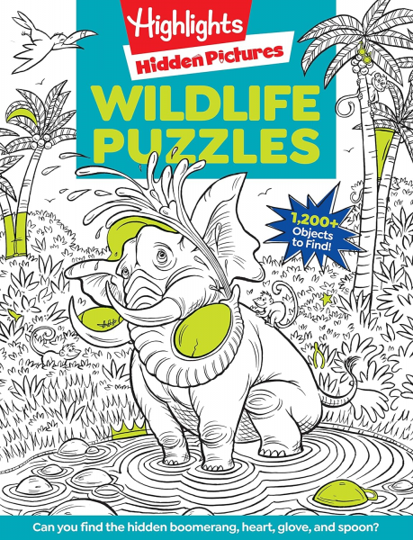 HIGHLIGHTS HIDDEN PICTURES WILDLIFE PUZZLES