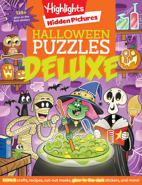 HIGHLIGHTS HIDDEN PICTURES HALLOWEEN PUZZLES DELUXE