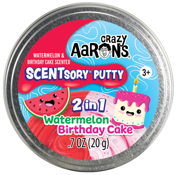 SCENTSORY PUTTY MASHUP: WATERMELON BIRTHDAY CAKE