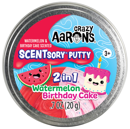 SCENTSORY PUTTY MASHUP: WATERMELON BIRTHDAY CAKE