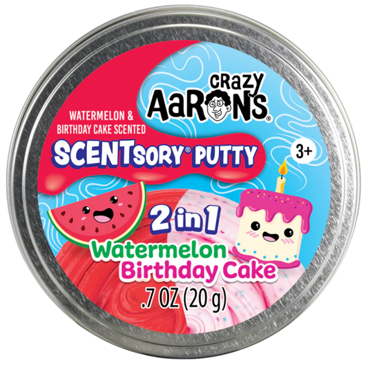 SCENTSORY PUTTY MASHUP: WATERMELON BIRTHDAY CAKE