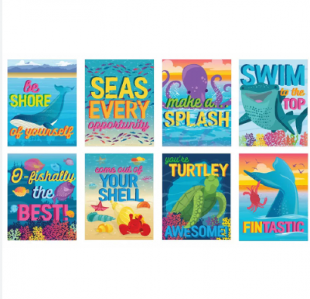 MINI POSTER SET: SEAS THE DAY