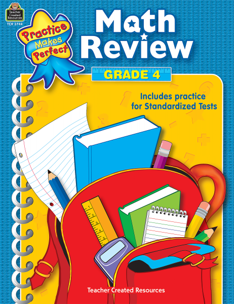 (SALE)PRACTICE MADE PERFECT: MATH REVIEW GRADE 4