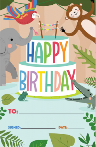 AWARDS: HAPPY BIRTHDAY JUNGLE FRIENDS