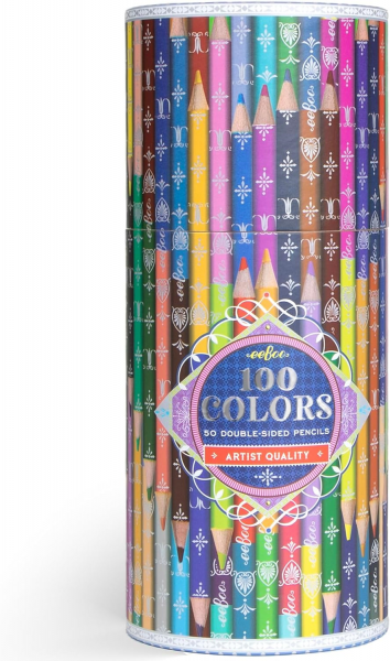 50 DOUBLE SIDED COLORED PENCILS