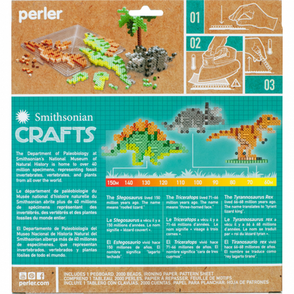 PERLER BEADS SMITHSONIAN DINOSAURS