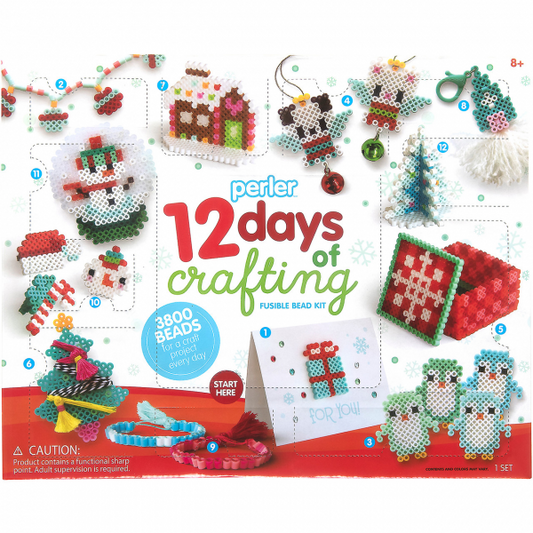 PERLER BEADS 12 DAYS OF CRAFTING