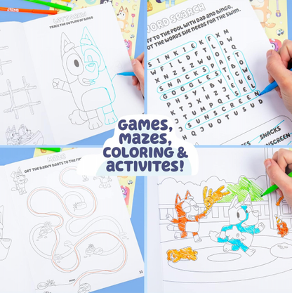 BLUEY COLOR & STICKER ACTIVITY PAD