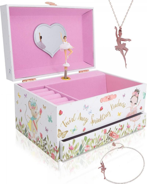 BALLERINA MUSICAL JEWELRY BOX