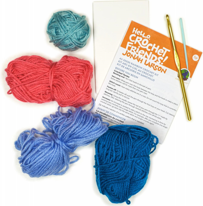 JONAH LARSON RAINBOW WALL HANGING CROCHET KIT