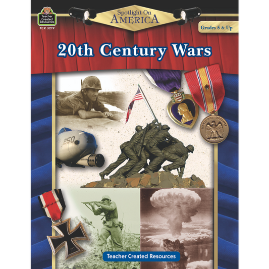 (SALE) SPOTLIGHT ON AMERICA: 20TH CENTURY WARS GRADE 5 & UP