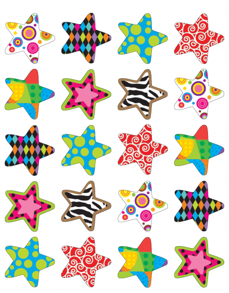STICKERS: FANCY STARS
